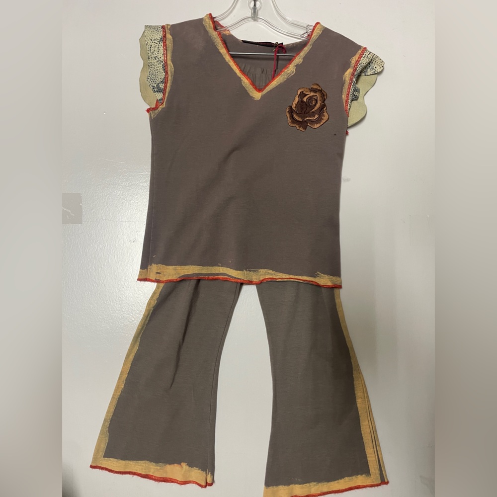 Faux leather matching set